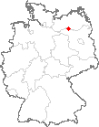 Karte Meyenburg, Prignitz